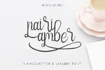 Nairi Amber Demo font