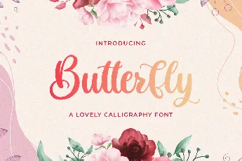 Butterfly font