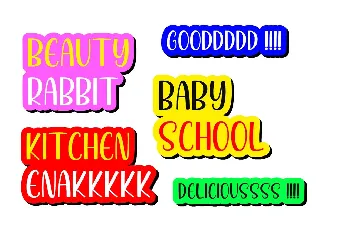 Baby School font