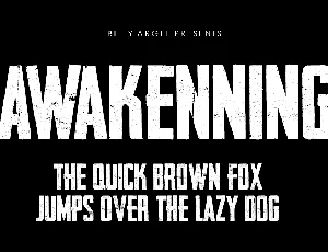 AWAKENNING font