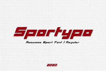 Sportypo font