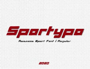 Sportypo font