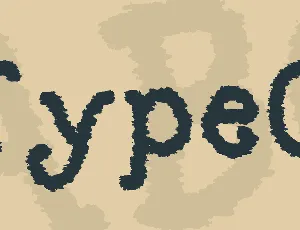 TypeO font