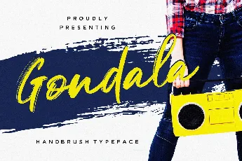 Gondala font