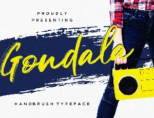 Gondala font