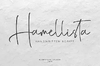 Hamellista Script font