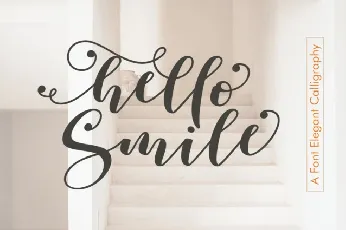 Hello Smile font