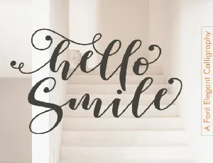 Hello Smile font