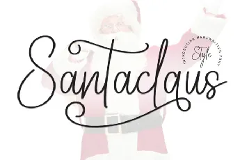 Santaclaus Script Typeface font