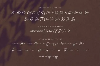 Hillstadts Signature font