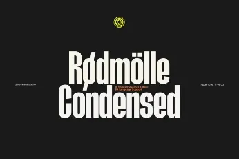 RÃ¸dmÃ¶lle Condensed font