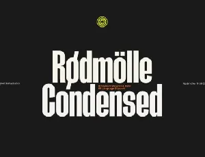 RÃ¸dmÃ¶lle Condensed font