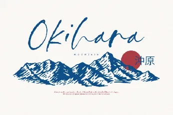 Belisma Kimono font