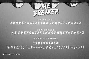 THEBREAKER font