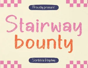 Stairway Bounty font