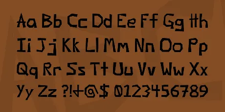 Negatori font