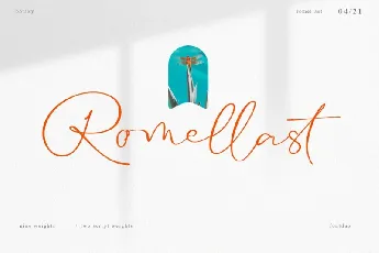 Romellast font