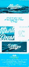 Atlantica Calligraphy Typeface font