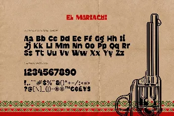 El Mariachi font