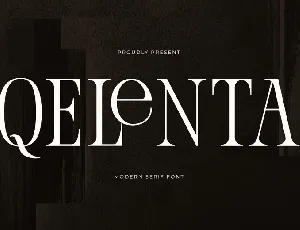 Qelenta font