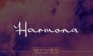 Harmona font