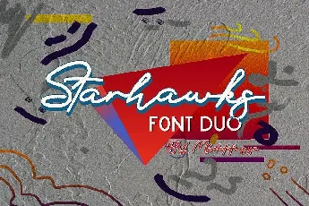 Starhawks Duo font