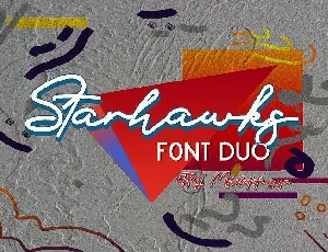 Starhawks Duo font