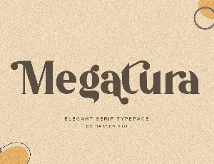 Megatura font