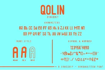 Qalin Demo font