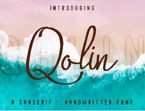 Qalin Demo font