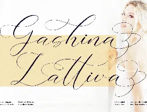 Gashina Lattiva font