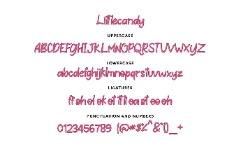 Littlecandy font