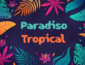 Paradiso Tropical Summer font