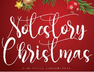 Notestory Christmas font