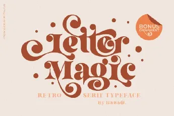 Letter Magic Display font