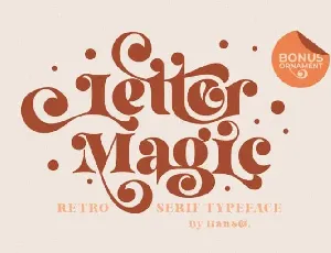 Letter Magic Display font