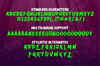 Horror Vision Display font