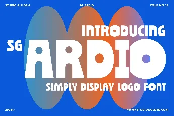 SG Ardio font