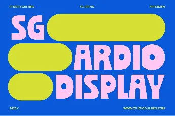 SG Ardio font