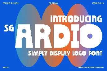 SG Ardio font