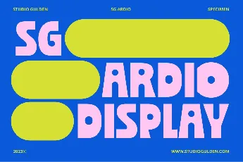 SG Ardio font