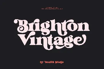 Brighton Vintage font