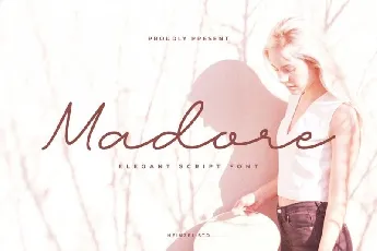 Madore Monoline Script font