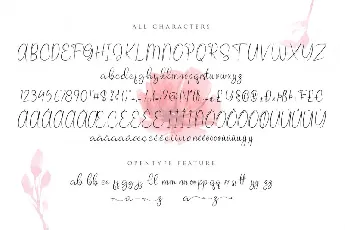 Allagia Script font