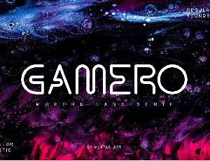 Gamero font