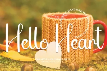 Hello Heart Script font