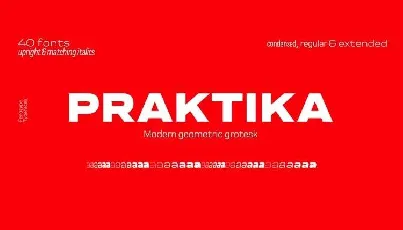 Praktika font