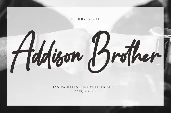 Addison Brother font