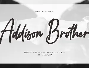 Addison Brother font