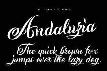 Andaluzia Personal Use font